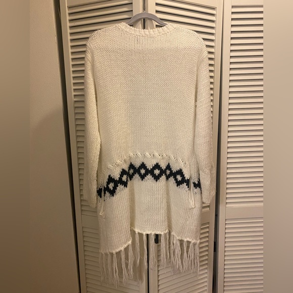 MINKPINK Fringe Festive Cardigan Sweater - Picture 3 of 7